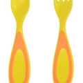 Baby Cutlery Set Spoon Fork For Kids Toddlers Food Feeding Akuku Yellow