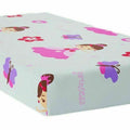 Baby Fitted Toddler Bed Sheet Printed 100% Cotton Mattress 160X80cm Butterfly Princess