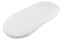 Moses Basket Mattress Cosy Quilted Bassinet Baby Pram Oval Breathable 70X35cm - MyHappy Baby