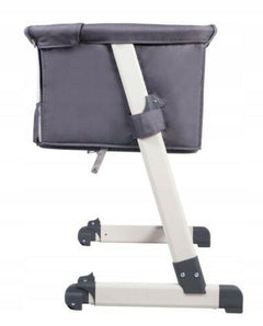 Baby Bedside Crib Portable Foldable Travel Cot Mattress Mosquito Net Theo Lionelo Grey - MyHappy Baby