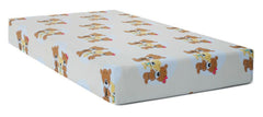 Baby Fitted Junior Bed Sheet Printed 100% Cotton Mattress 160X70cm Bears Family - MyHappy Baby