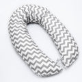 Large Brestfeeding Pillow Cover Baby Pregnancy Maternity 170cm Zig Zag
