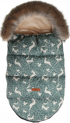 Baby Footmuff Collar Stroller Pushchair Sleeping Bag Husky Deer - MyHappy Baby