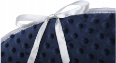 Universal Seat Liner Pushchair Double Sided Soft Pram Cotton Buggy Stroller Navy/Walk in the Clouds - MyHappy Baby