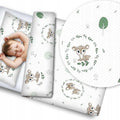 2pc Baby Bedding Duvet Cover Set fit Cot Cotton 120x90cm Fairy- tale Forest