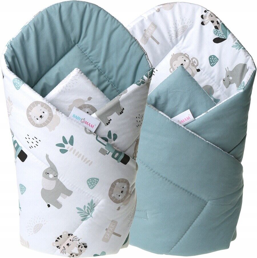 Baby Swaddle Wrap Newborn Bedding Blanket Sleeping Bag Cool Breze/ On Safari