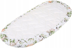 80x38cm Fitted Sheet 100% Cotton for Baby Moses Basket Pram Bassinet Green Glade - MyHappy Baby