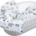 Baby 2pc Bedding Set fit Crib/Cradle/Moses basket/Pushchair 70x80cm On Safari
