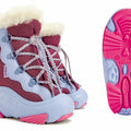 DEMAR Baby Kids Snow Winter Boots Woollen Fur - Pink
