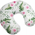 Baby Feeding Pillow + Cover Pregnancy Nursing Cotton Garden Flowers