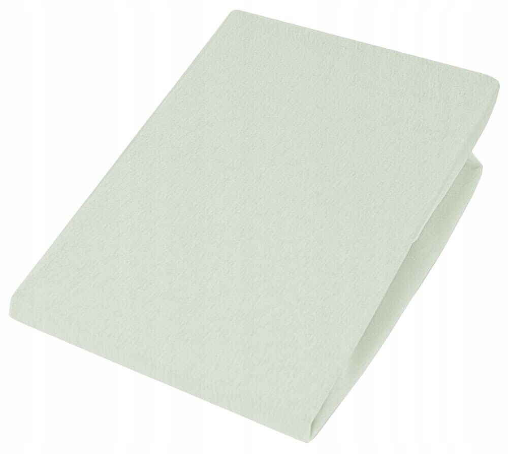 Jersey Fitted Sheet Stretchy Soft 100% Cotton for Baby Cot 120x60cm Light Sage