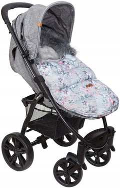 Lavender Garden Baby  Footmuff Collar Stroller Pushchair Sleeping Bag Husky Warm - MyHappy Baby