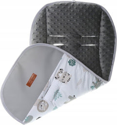 Liner Pushchair Buggy GRAPHITE/ On safari Universal Double Sided Soft Pram Seat - MyHappy Baby