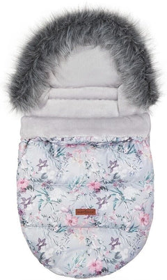 Lavender Garden Baby  Footmuff Collar Stroller Pushchair Sleeping Bag Husky Warm - MyHappy Baby