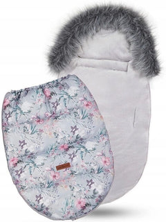 Lavender Garden Baby  Footmuff Collar Stroller Pushchair Sleeping Bag Husky Warm - MyHappy Baby