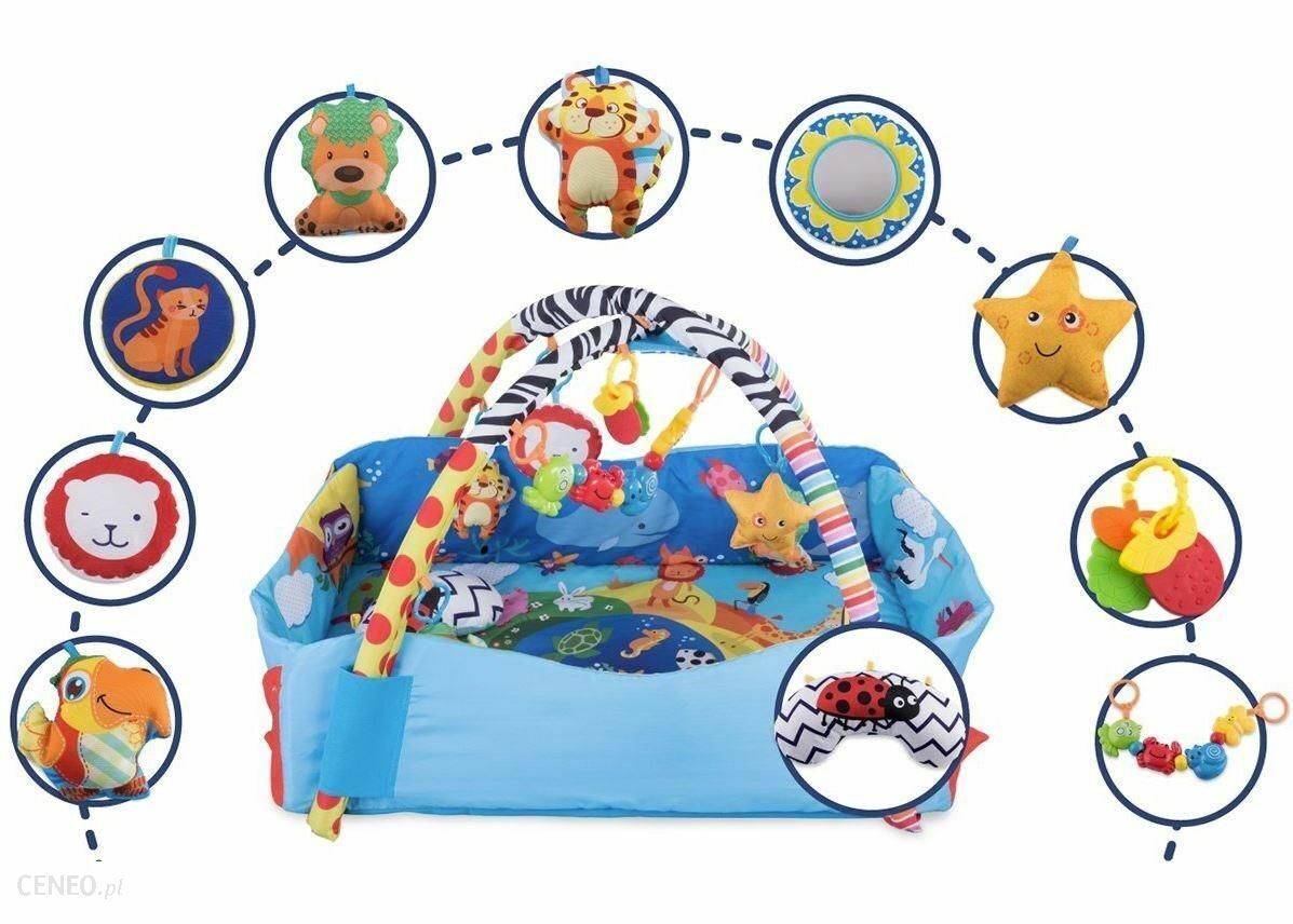 ANIKA Lionelo Baby Smartplay Activity Educational Playmat with Toys Tummy Time