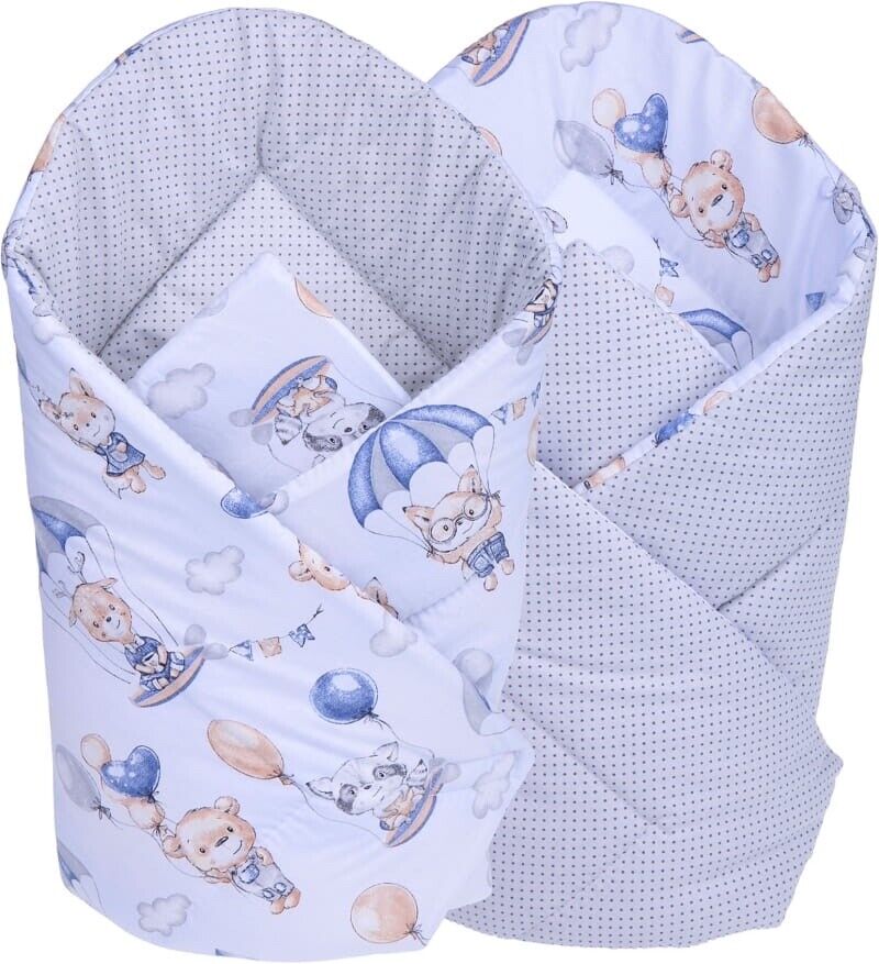 Baby 6pc Walk in the clouds  Double-sided Soft Cocoon Infant Nest Bed Cushion