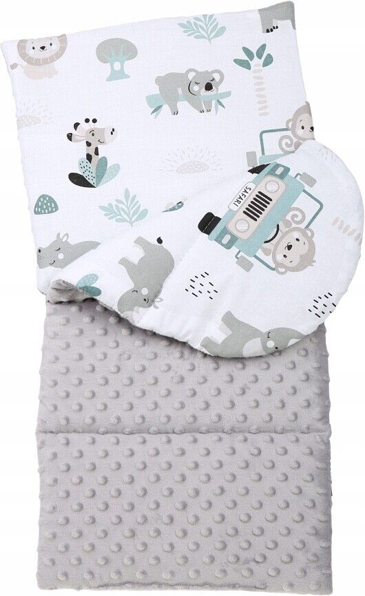 Baby 6pc Double-sided Soft Cocoon Infant Sleep Nest Bed Cushion SAGE/On Safari