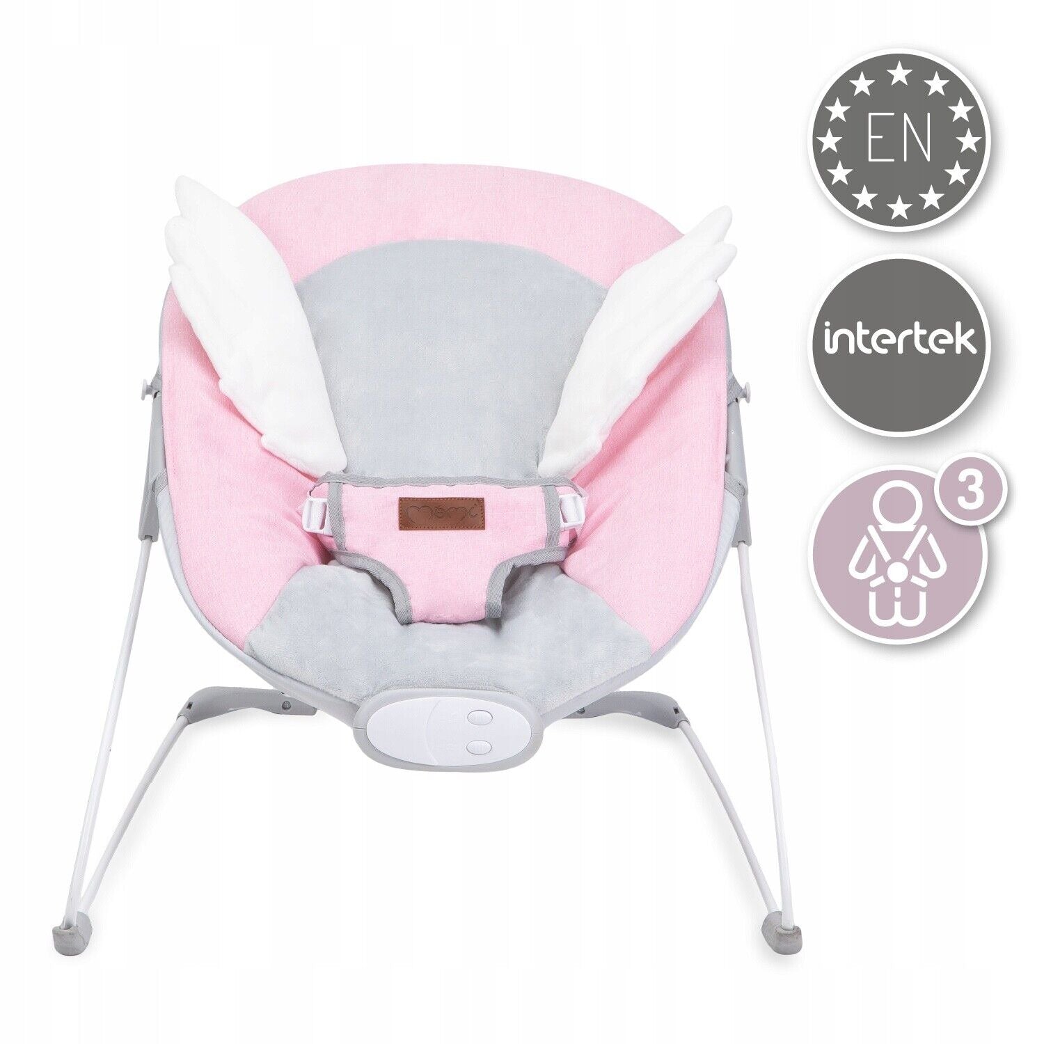 Baby Bouncer MOMI TULI Rocking Chair with music and vibration Pink Wings