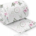BABY BEDDING 100% COTTON Bumper 190 cm Half Cot Bed  Dream Catcher White