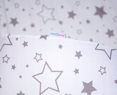 Baby Padded Straight Bumper Cotton PROTECTION 180cm To Fit Cot Milky Way - MyHappy Baby