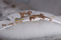 Baby Car Seat Deer and Friends Hooded Blanket Double-sided Snuggle Swaddle Wrap - MyHappy Baby