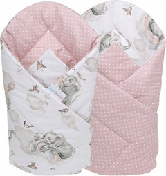 Baby Elephant on the cloud  Swaddle Wrap Newborn Bedding Blanket Sleeping Bag - MyHappy Baby