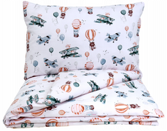 Baby 2pc Bedding Set fit Cradle/Moses basket/Pushchair 70x80cm Dreamy Flight - MyHappy Baby
