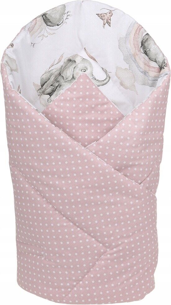 Baby Elephant on the cloud  Swaddle Wrap Newborn Bedding Blanket Sleeping Bag