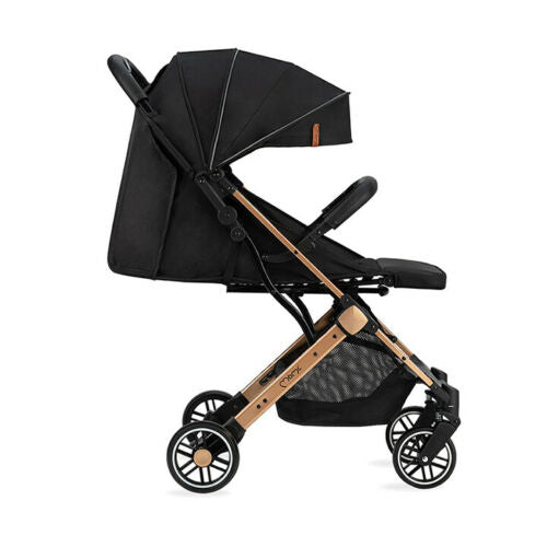 Baby Stroller Lightweight Maneuverable Folded Pushchair Buggy Momi Estelle Black