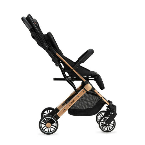 Baby Stroller Lightweight Maneuverable Folded Pushchair Buggy Momi Estelle Black