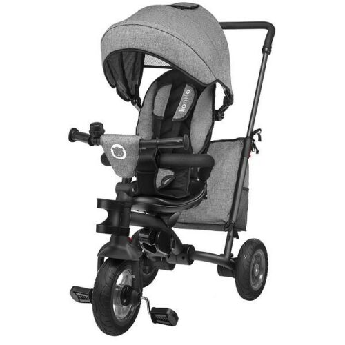 Bike Stroller Tricycle With Bag Lionelo Tris Stone Grey 2 In 1