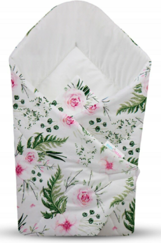 Baby Swaddle Wrap Newborn Blanket Cotton Sleeping Bag Garden flowers