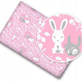 Bunny Pink 100% Cotton Baby Bed Fitted Sheet Printed Design Fit Cot 120x60cm