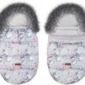 Lavender Garden Baby  Footmuff Collar Stroller Pushchair Sleeping Bag Husky Warm