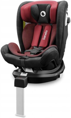 Red burgundy Baby Child Toddler Safety Car Seat Lionelo Braam ISOFIX 0-36 kg