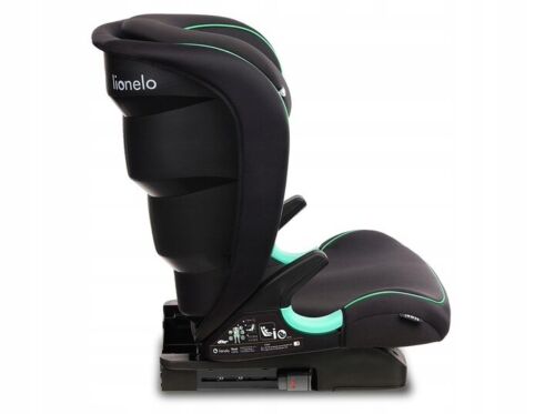 Black Onyx Lionelo Car Seat ISOFIX Support Kids Child i-Size Neal 15-36 kg