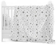 BABY Milky Way 3Pc Bedding Set Cotton Pillow Duvet Bumper Fit Cot 120x60cm - MyHappy Baby