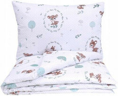 2pc Baby Bedding Duvet Cover Set fit Cot Cotton 120x90cm Fairy- tale Forest - MyHappy Baby