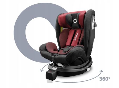 Red burgundy Baby Child Toddler Safety Car Seat Lionelo Braam ISOFIX 0-36 kg