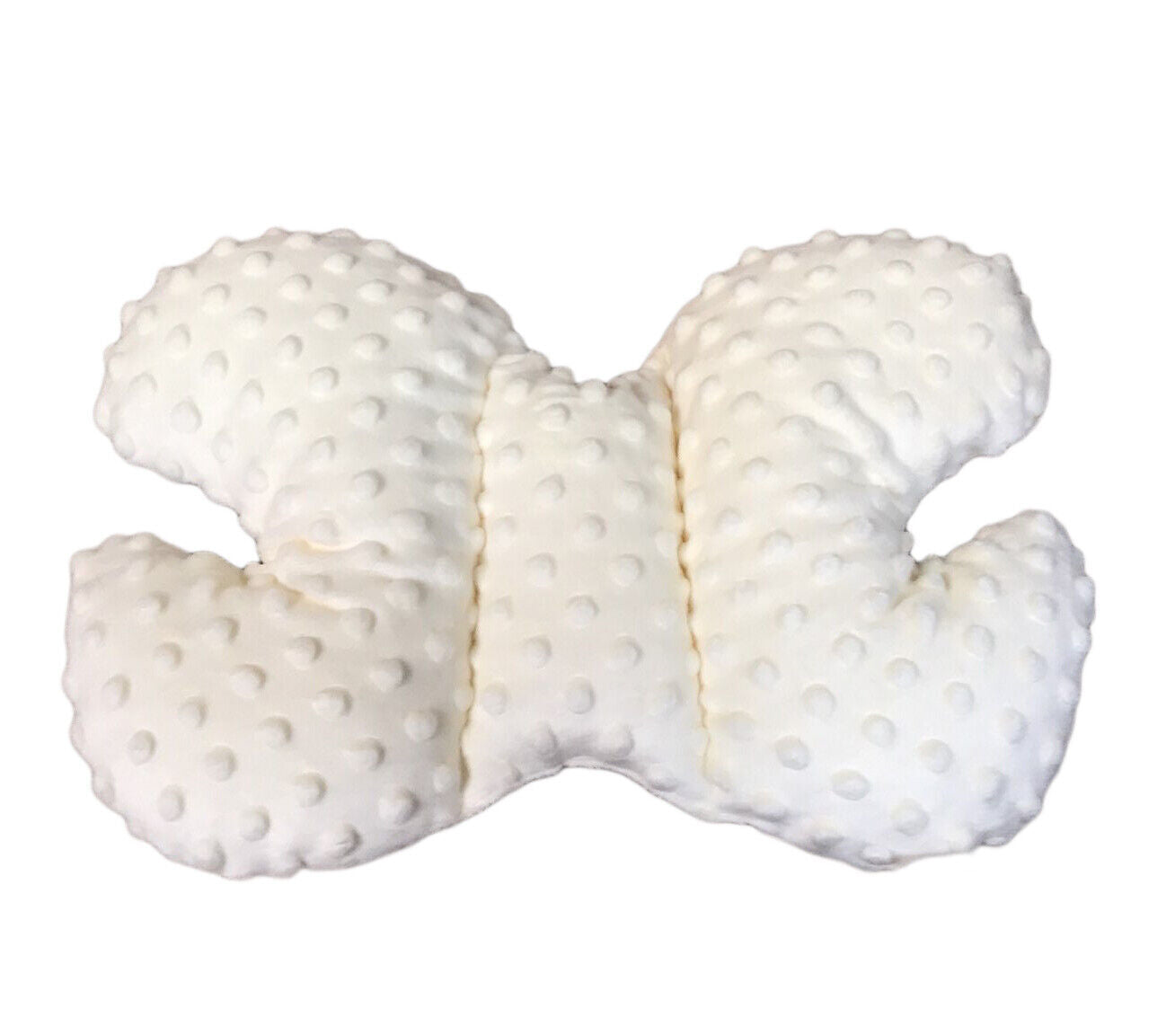 Butterfly Dimple Pillow Baby head and neck support Cream - Planes Cream