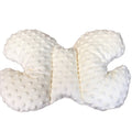 Butterfly Dimple Pillow Baby head and neck support Cream - Planes Cream